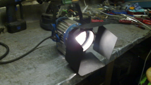 Arri 300 watt fresnel studio film light