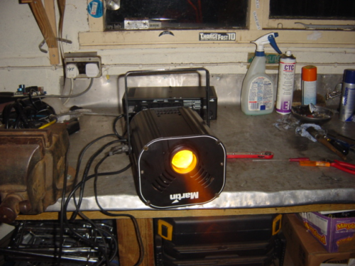 1 x set Martin robo-colour mk3 with Dmx controller - used lamps